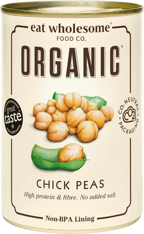 Eat Wholesome Organic Chick Peas 400g (Pack of 12)