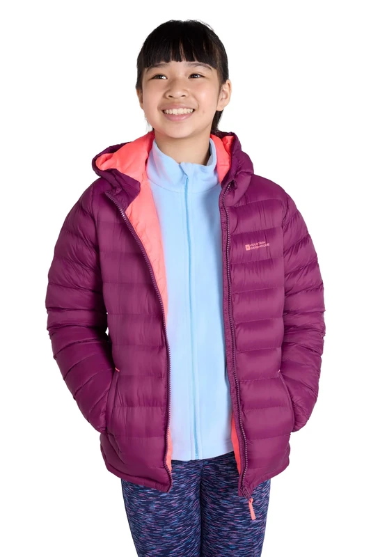 Mountain Warehouse Puffer Jacket - Water Resistant Kids Coat 11-12