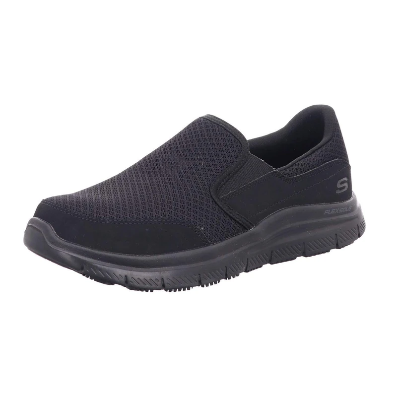 Skechers Men's Flex Advantage SR MCALLEN Food Service Shoe, Black, 7.5 UK Medium
