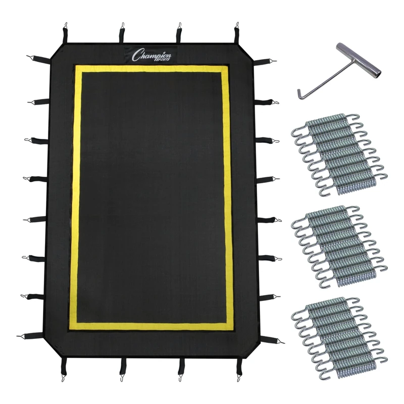 Champion Sports Replacement Target and Springs for LBT43 Lacrosse Rebounder, Black and Yellow, (Model: LBT43RP) - Image 1