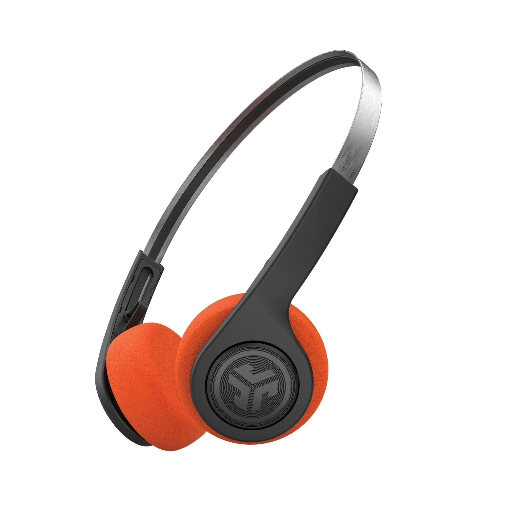 JLab Retro Headphones, Rewind 2 Wireless Headphones - Retro Headset with Custom App Controls, 20+ Hours Bluetooth Playtime, Lightweight Headphones, Vintage Headphones with Mic - Bluetooth Headphones