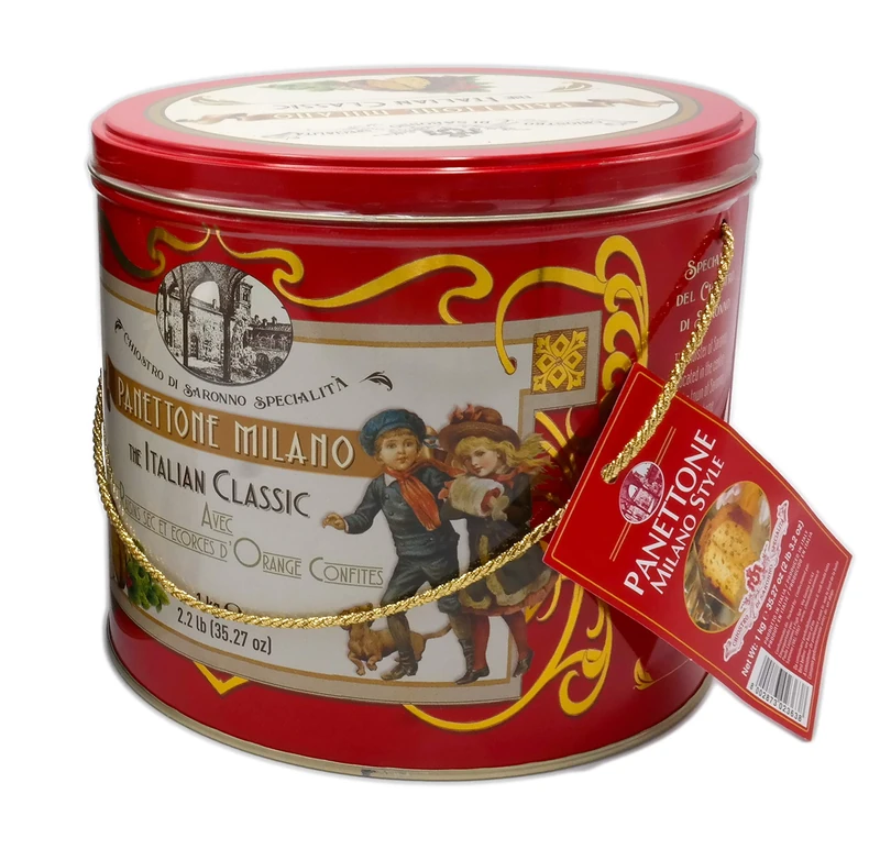 Authentic Italian 1KG Panettone in Tin (Original)