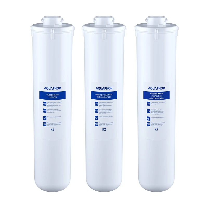 AQUAPHOR Crystal Replacement Filter Cartridge Set : K2 - K3 - K7