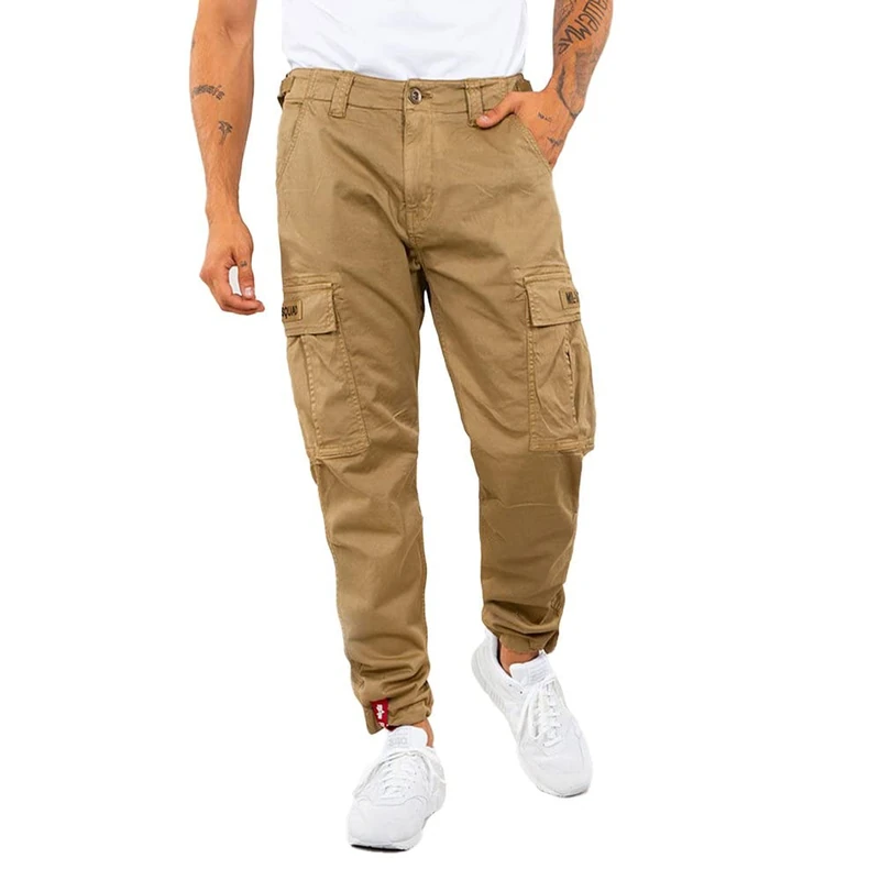 Alpha Industries Squad Mens Casual Trousers Khaki