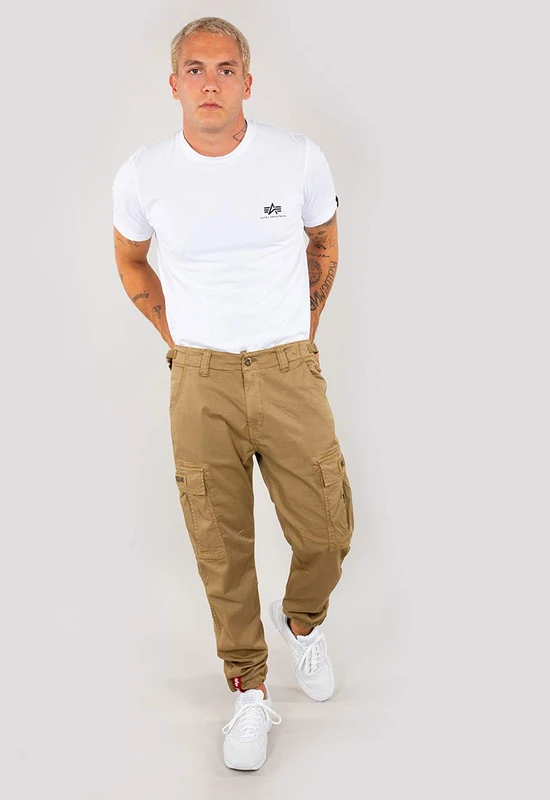 Alpha Industries Squad Mens Casual Trousers Khaki