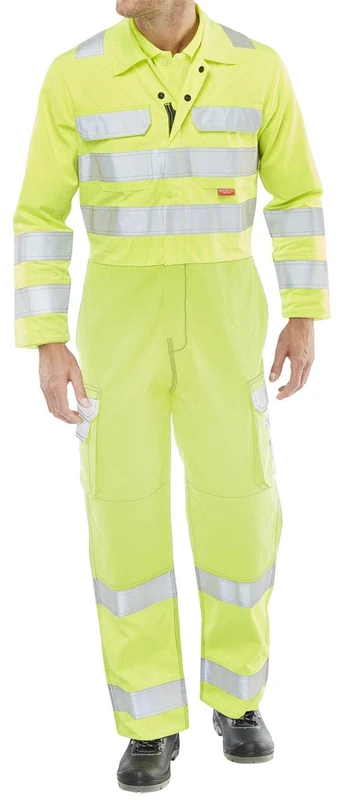 HIVIS YELLOW COVERALL 46