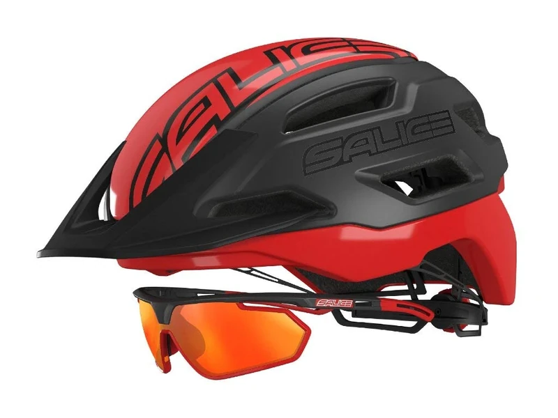 Salice Bike Helmet XS TG. 51-56 Black/Red Unisex Adult