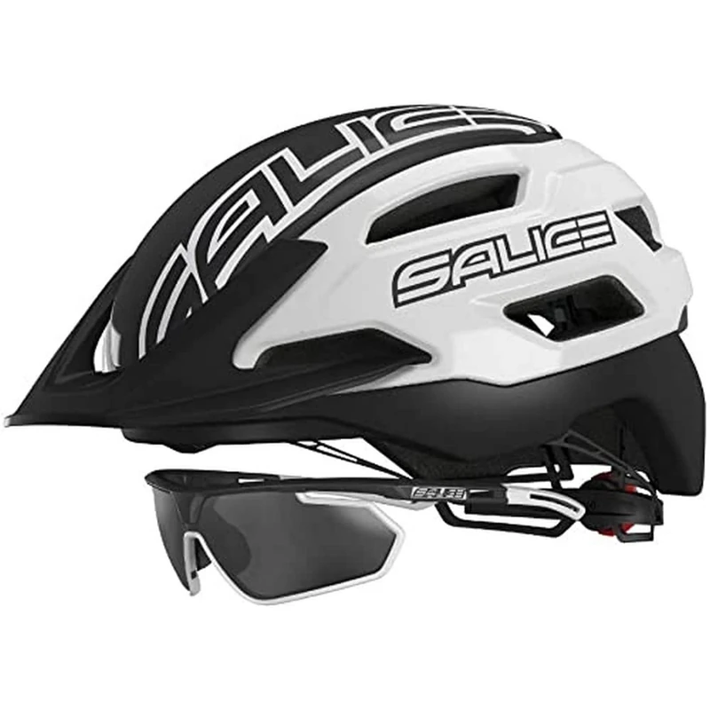 Salice Bike Helmet XS Size 51-56 White/Black, Unisex Adult