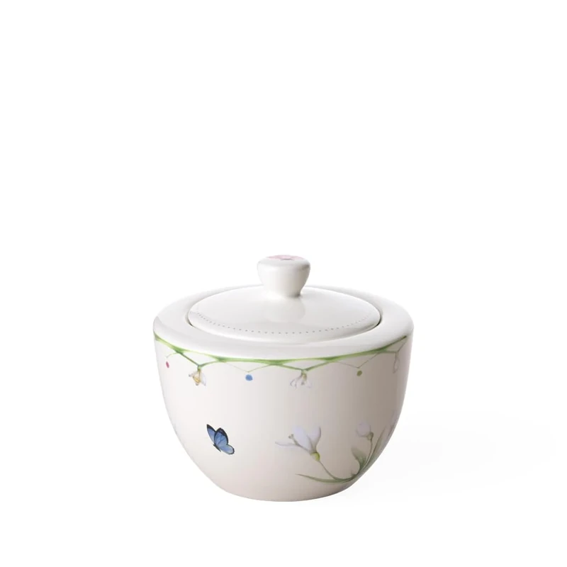 Villeroy & Boch – Colourful Spring Sugar Bowl, Dishwasher Safe, Easter Decorations Home, Easter Gifts for Adults, Premium Porcelain