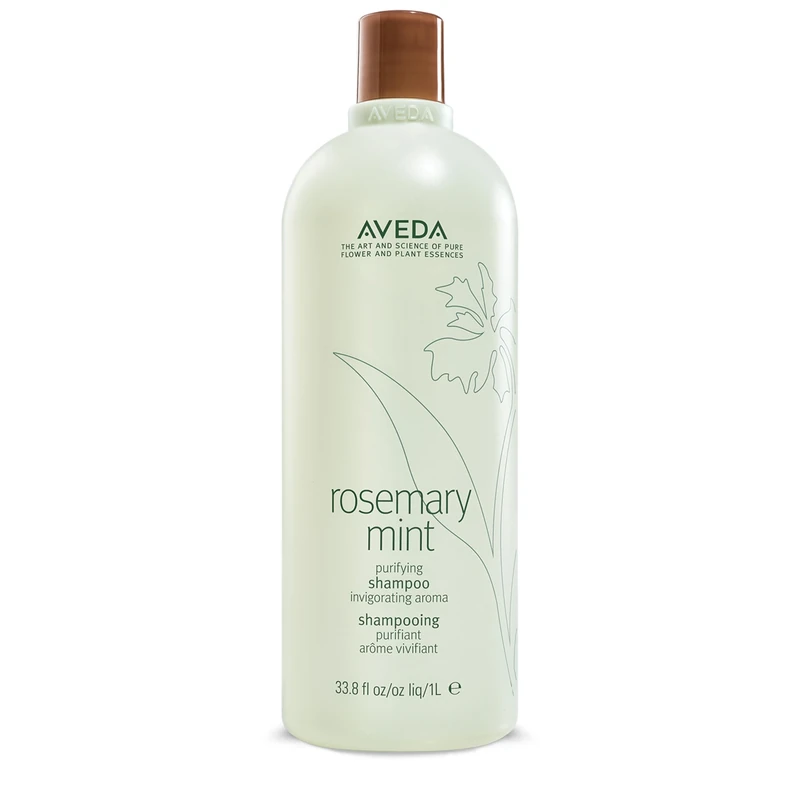 Aveda Rosemary Mint Purifying Shampoo | Clarifying Shampoo | Adds Shine | for Normal to Oily Hair, Fine to Medium Hair Types | 97% Naturally Derived*, 1000ml