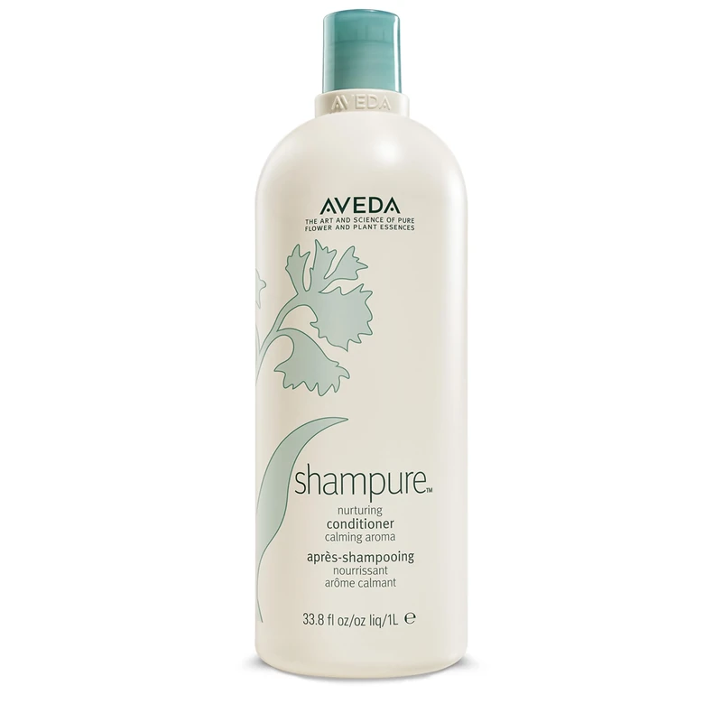 Aveda Shampure Nurturing Conditioner for Fine to Medium Hair | Lightweight Hair Conditioner | 98% Naturally Derived* | Calming Aroma of Lavender & Ylang Ylang, 1000ml