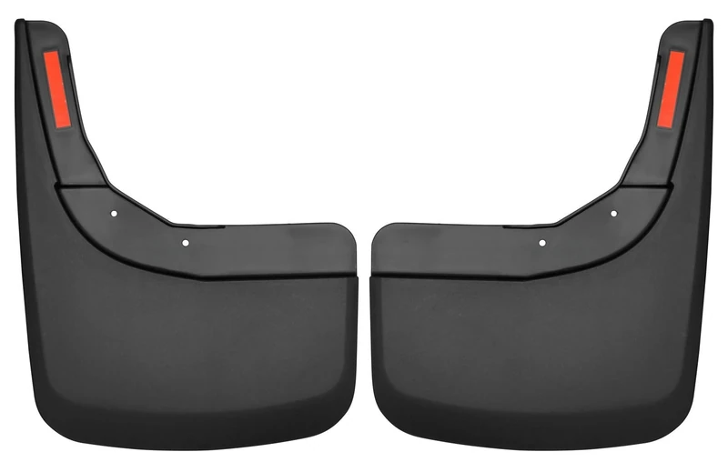 Husky Liners - 59261 Fits 2019-20 Chevrolet Silverado 1500 - New Body Custom Rear Mud Guards Black