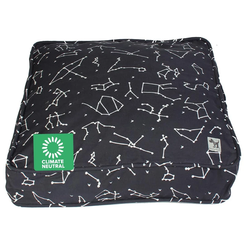 Molly Mutt Medium to Large Dog Bed Cover - Rocketman Print - Measures 27”x36”x5’’ - 100% Cotton - Durable - Breathable - Sustainable - Machine Washable Dog Bed Cover