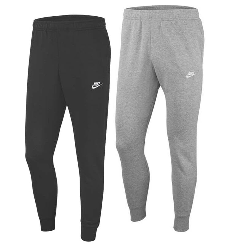 Nike BV2737-063 M NSW CLUB PANT CF BB Pants Men's DK GREY HEATHER/MATTE SILVER/WHITE XL