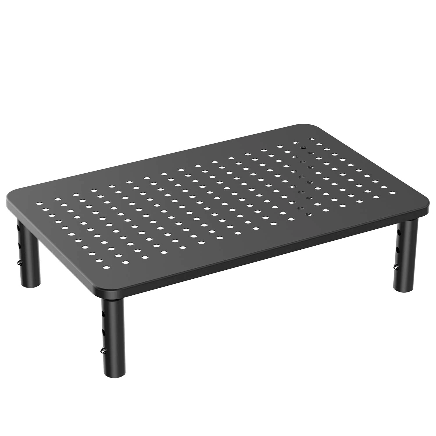 HUANUO Monitor Stand - Ergonomic Laptop Stand Adjustable in 3 Heights with Mesh Platform for Laptop, Computer, iMac, PC, Printer up to 20kg