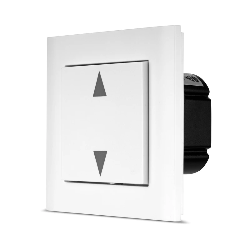 REV Link2Home 0088167090 WLAN Roller Shutter Switch + Frame, App and Voice Control, White - Image 1