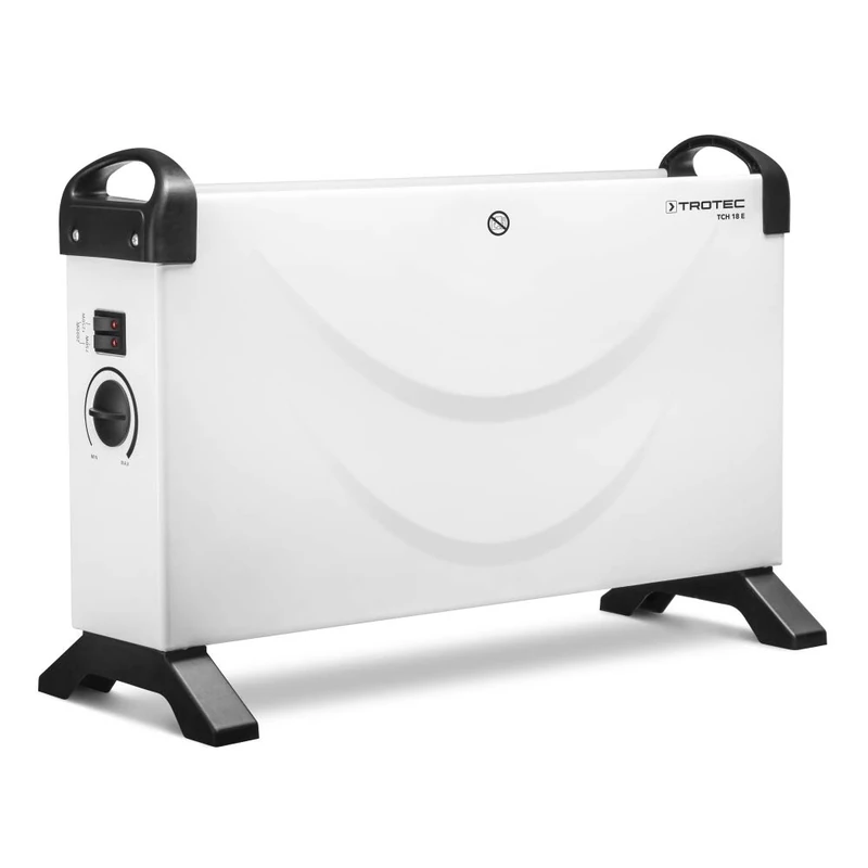 TROTEC Convector TCH 18 E Electric fan heater 2000 W Frost control function, 3 heating levels, continuous and stable thermal control thanks to large adjustment feet
