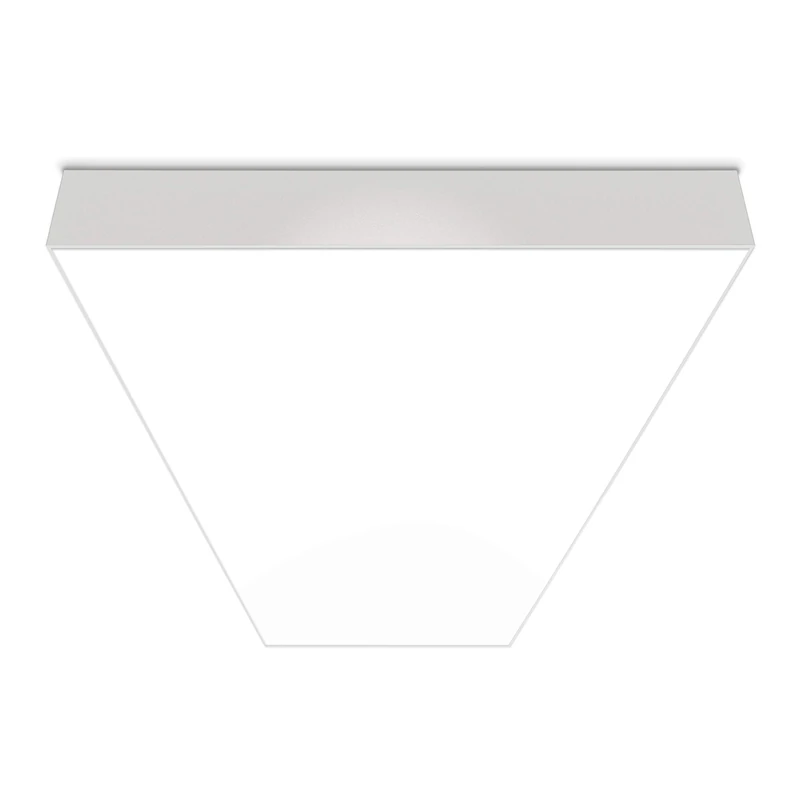 Luceco Backlit Frameless Standard Driver LuxPanel, 1195 x 595 cm, 33 Watts, White Aluminium