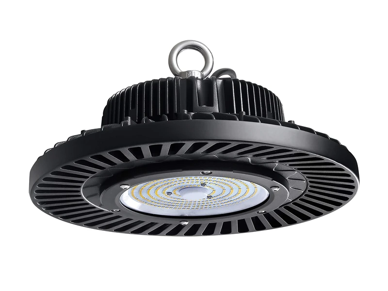 Luceco LED Eris Mini Highbay 25 cm, 120 Watts, Standard Driver, IP65 Rated, Black