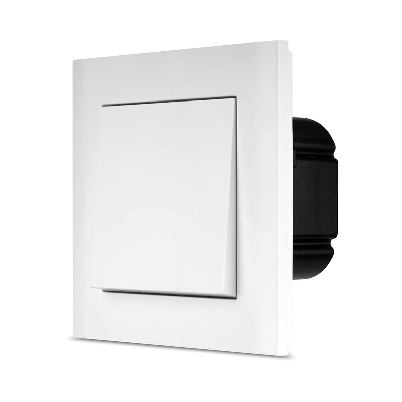 REV Link2Home 0088267090 WLAN A/W Switch + Frame, App and Voice Control, White