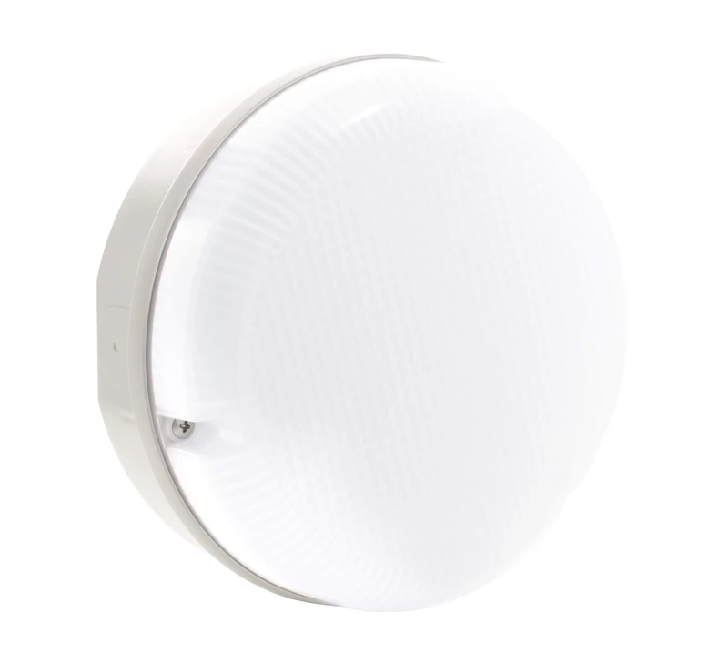 Luceco LED Mosi Bulkhead Round 290 mm 1150LM 12W IP65 4000K White Emergency