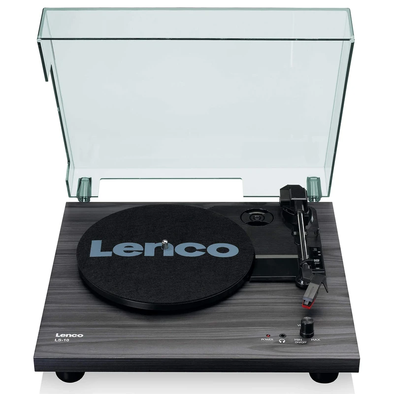 Lenco Record Player LS-10 - Turntable with Integrated Speakers