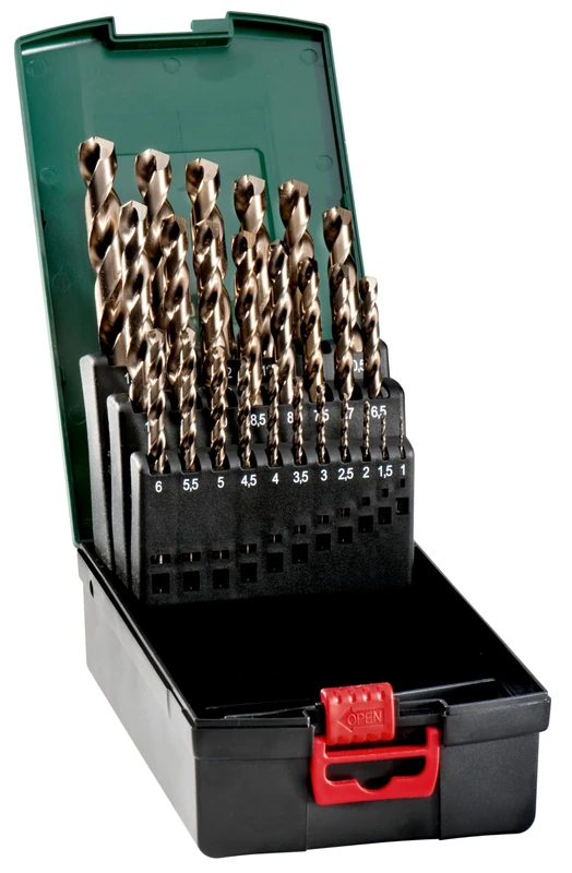 Metabo 627672000 Metal drill bit HSS-Co plastic carry case SP, 25 pieces - Image 1