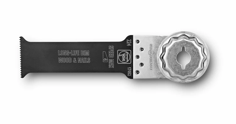 FEIN E-Cut Long Life Cutting Blade, Pack of 3 pcs., Width 32 mm, Length 90 mm, Starlock Attachment Max, Bimetal Saw Blade with Narrow Teeth