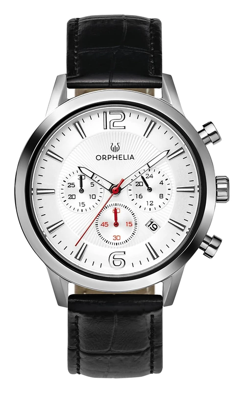Orphelia Mens Chronograph Quartz Watch with Leather Strap OR81800