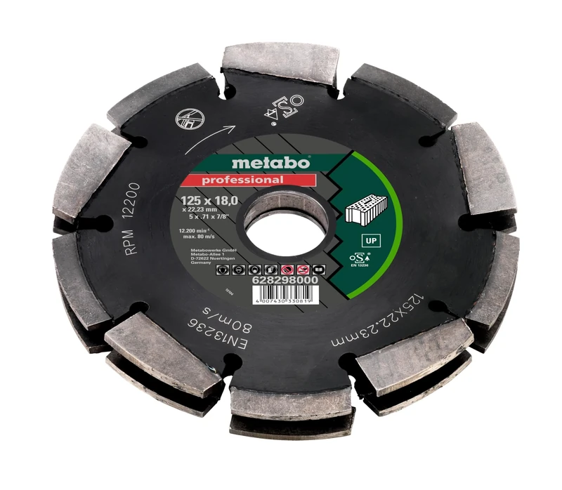 Metabo 628298000 628298000-2 Row Professional UP Diamond Milling Disc