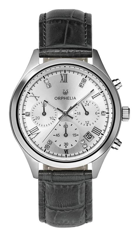 Orphelia Womens Quartz Watch, Chronograph Display and Leather Strap OR31802