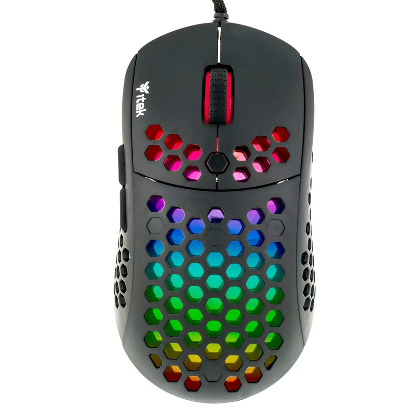 Itek Itek Gaming Mouse G71-12000DPI RGB Software Sensor P3327 Ultra Light Honeycomb - Image 1