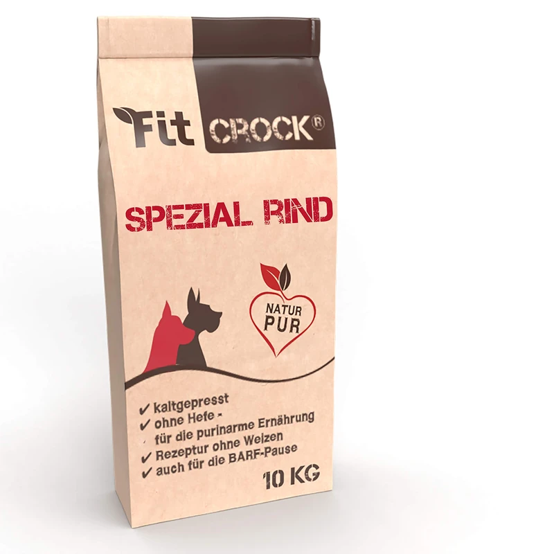 cdVet Fit-Crock dry feed for dogs special beef mini 3 kg, low purine & grain free