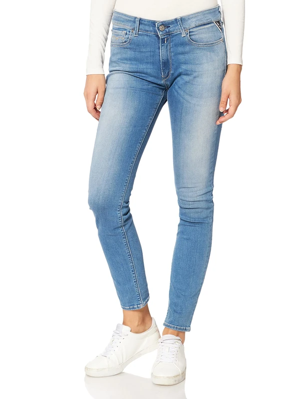 Replay Women's New Luz' Skinny Jeans, Light Blue 506, 23W / 32L