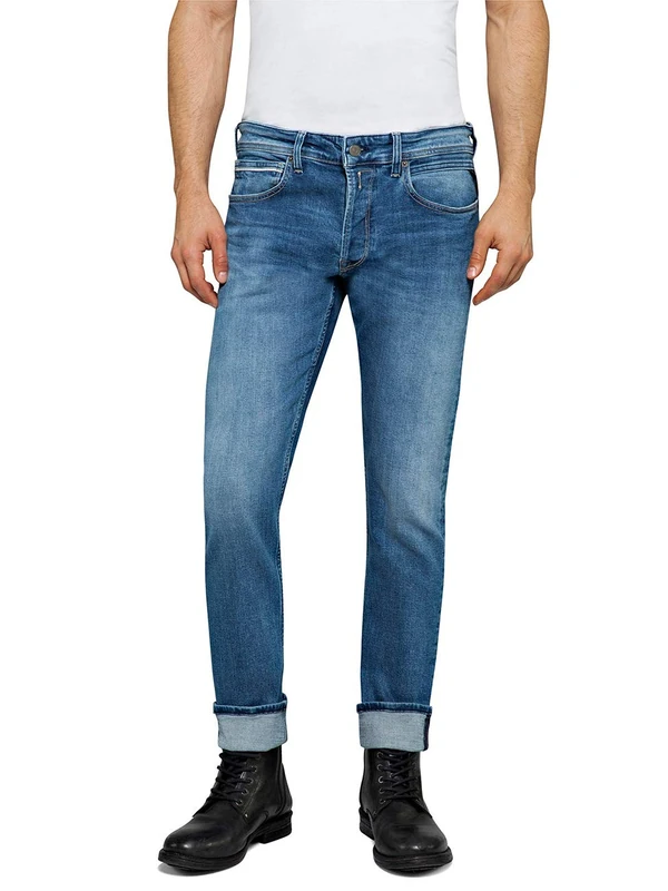 REPLAY Men's Grover Tapered Fit Jeans, Blue (Light 10), W27/L30 (Manufacturer Size: 27)