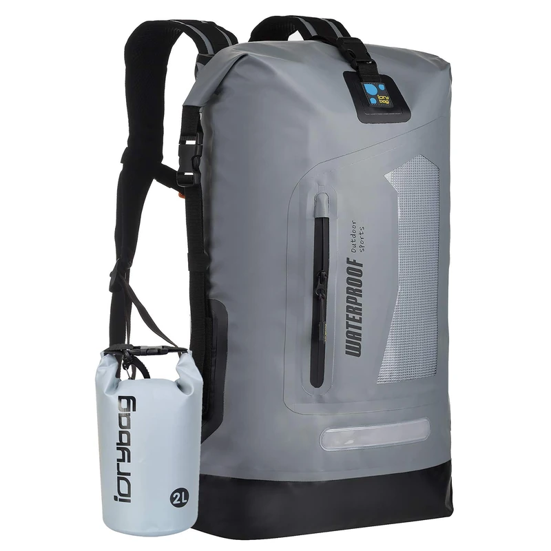 IDRYBAG Waterproof Backpack Dry Bag 20L/30L/40L, Floating Dry Backpack Waterproof for Men, Dry Sack Waterproof Bag for Kayak