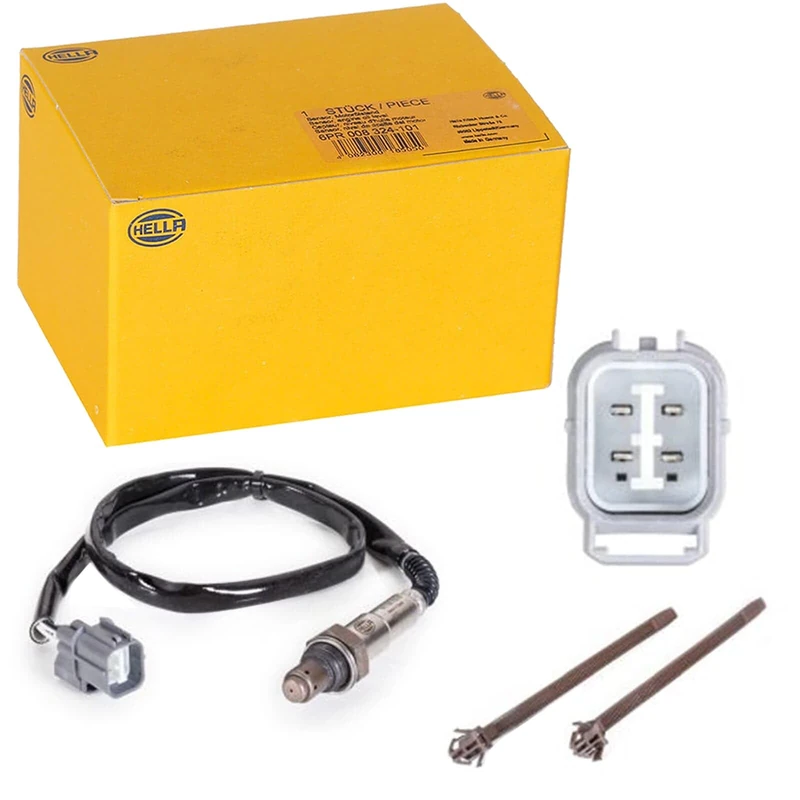 HELLA 6PA 358 103-021 Lambda Sensor - 4-pin connector - Cable: 610mm