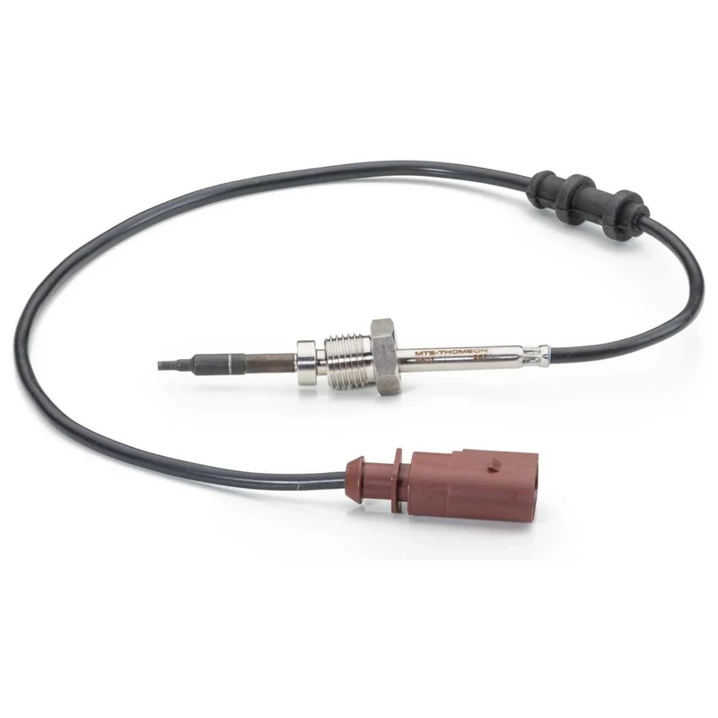 HELLA 6PT 014 494-061 Sensor, exhaust gas temperature - 2-pin connector - Bolted - Cable: 500mm