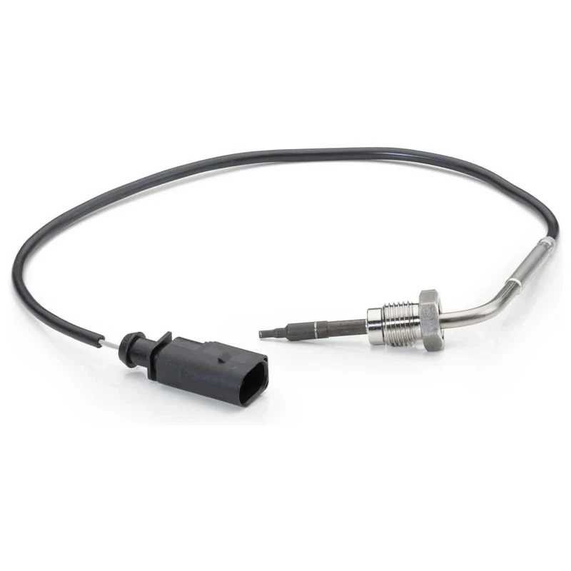 HELLA 6PT 014 494-101 Sensor, exhaust gas temperature - 2-pin connector - Bolted - Cable: 382mm