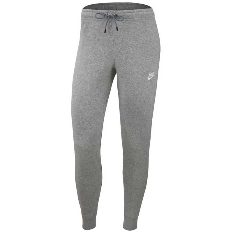 Nike W Nsw Essntl Pant Tight Flc Sport Trousers - Dark Grey Heather/(White), Large