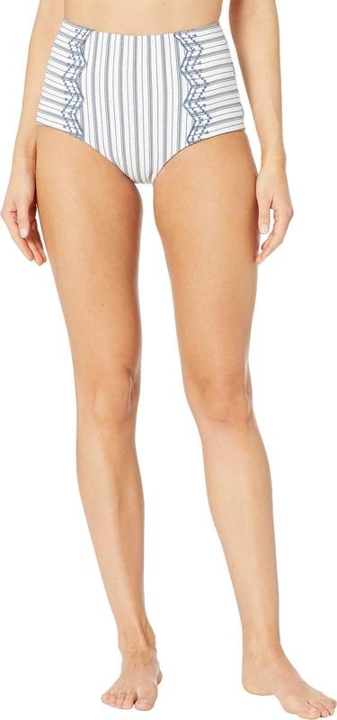 Seafolly Women's High-Waisted Pant White 4 US