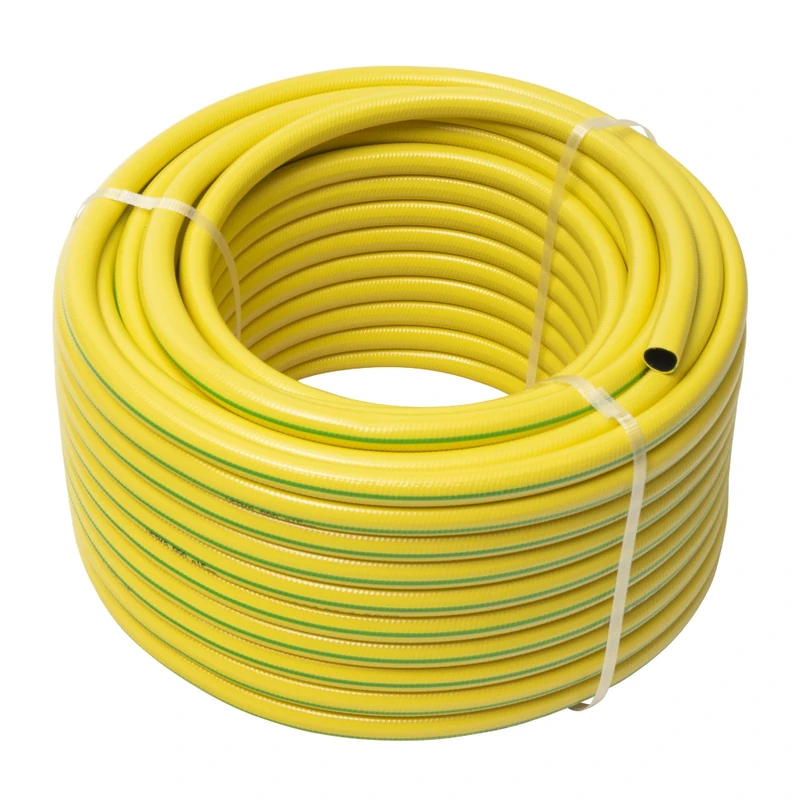 WerkaPro 10713 Garden Hose Reinforced Diameter 15 mm Anti-Cross Protection 150 g/m 50 m Yellow - Image 1