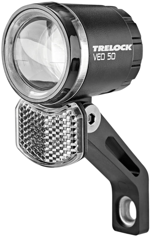 Trelock Unisex - Adult LED Headlight Bike-i Veo 50, Black, One Size