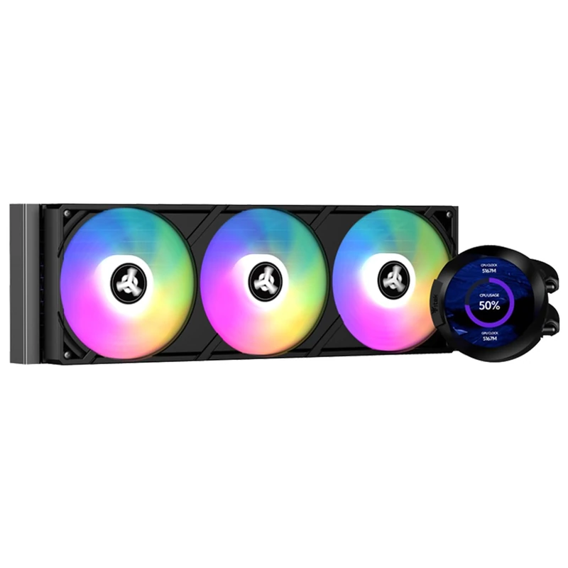 Itek Arctic SPHERE V2-360mm Liquid Heatsink with 2.8" LCD Display, ARGB PWM Fans and Universal CPU Compatibility