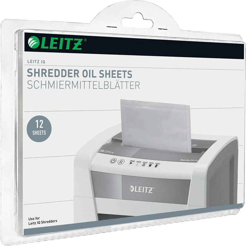 Leitz IQ Oil Sheets Pack of 12 for IQ and Other Brands 80070000 - Image 1