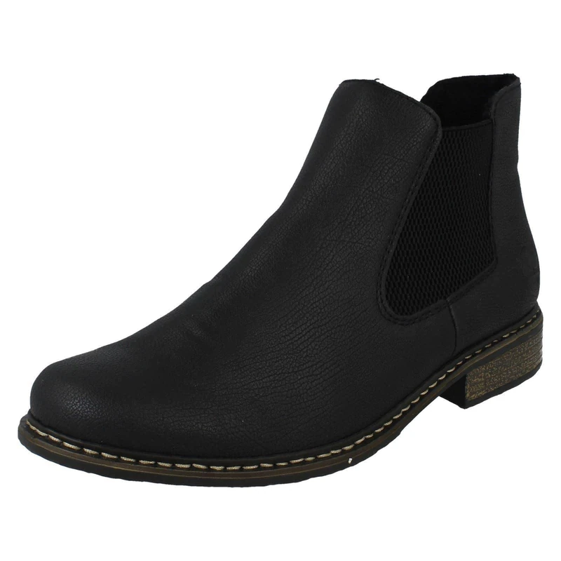 Rieker Z4994-00, Women’s Chelsea Boots, Black (Schwarz/Schwarz 00), 6 UK (39 EU)