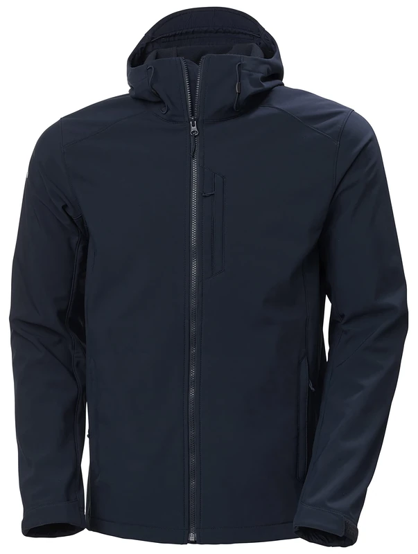 Helly Hansen Men's Paramount Hooded Softshell Jkt, Navy, S