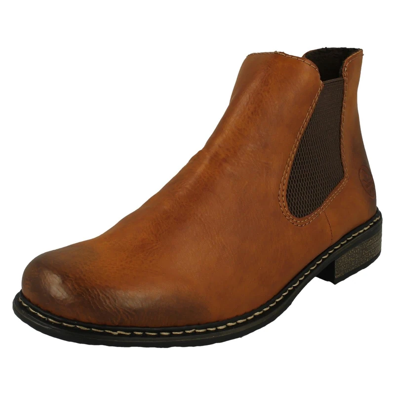 Rieker Z4994-24 Women's Chelsea Boots - Brown Cayenne