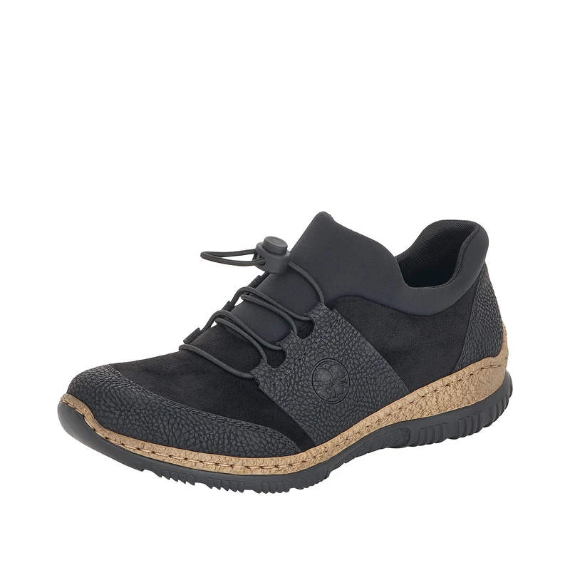 Rieker N32x8-00, Women’s Low-Top Sneakers, Black (Schwarz/Schwarz/Schwarz 00), 6 UK (39 EU)