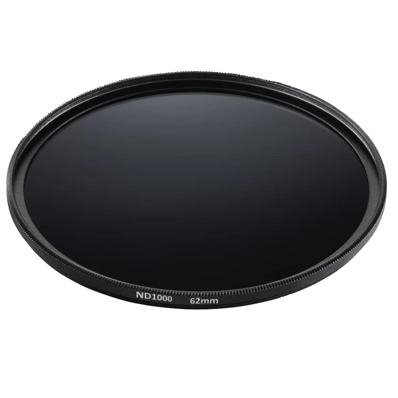 Hama Neutral Density Filter Set 62 mm (Consisting of ND8, ND64, ND1000 Filters, ND Filters, Neutral Density Filter Set with 3 Neutral Density Filters, NMC16 Coating, Additional Front Thread, with Bag)